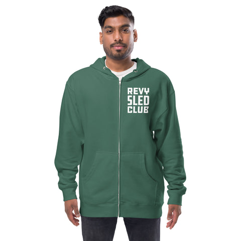 The Feldinger Fleece Hoodie - Revy Sled Club Logo